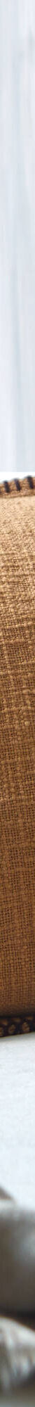 Coussin uni coton texturé (caramel) Coussin uni coton texturé (caramel)